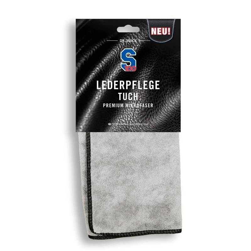DR. WACK S100 Lederpflegetuch - Extrem weiches Mikrofasertuch für Leder - 100% fusselfreies Tuch - Kratzfreie Lederreinigung & -pflege - Für alle Ledertextilien, wie Hosen, Jacken, Kombis oder Stiefel von Dr. Wack