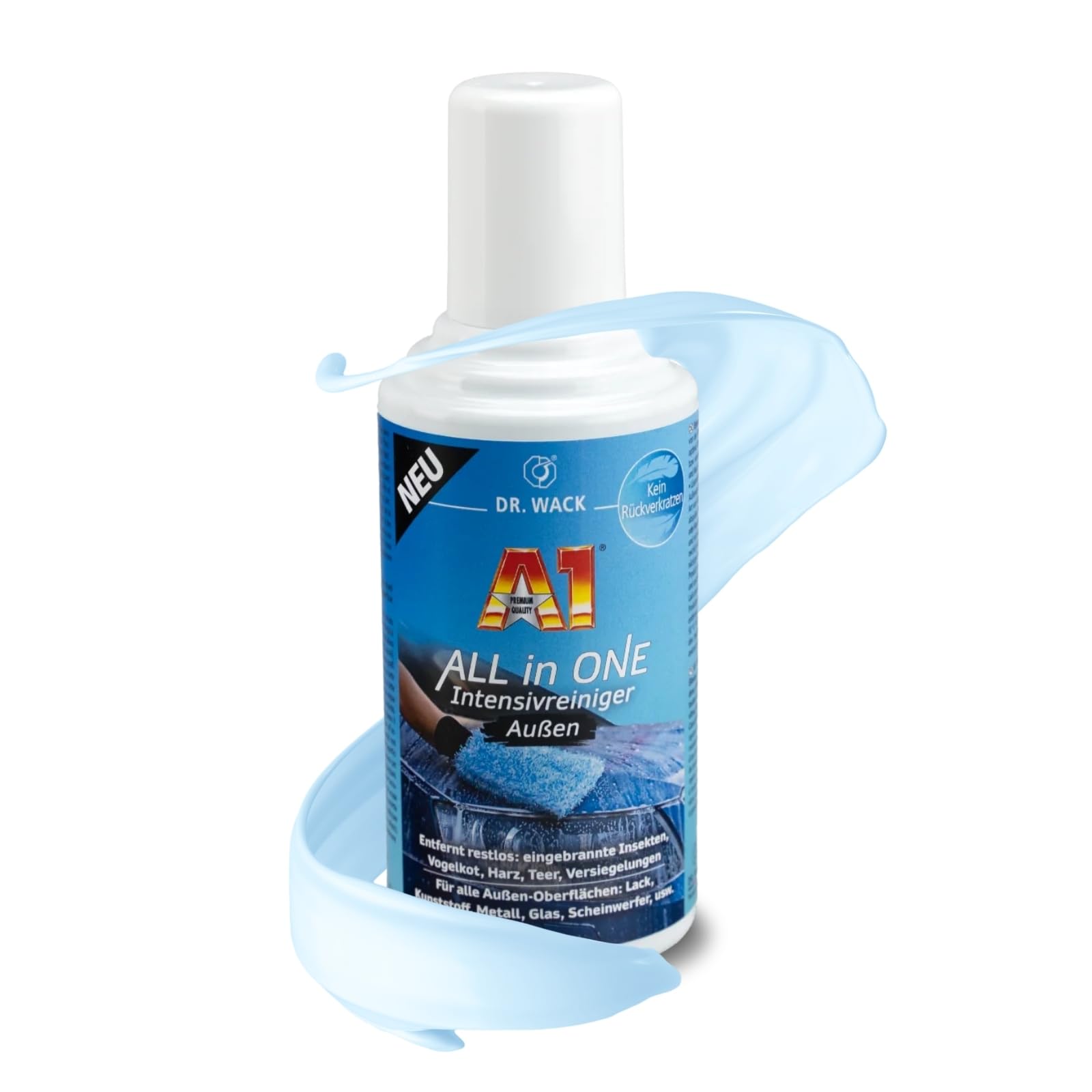 DR. WACK - A1 All in ONE Intensivreiniger Außen 500ml - Gründliche & kratzfreie Autoreinigung - Schonende Schmutzentfernung - biologisch abbaubar - Hochwertige Autopflege DR. WACK - A1 All in ONE Intensivreiniger Außen 500ml - Gründliche & kratzfreie Autoreinigung - Schonende Schmutzentfernung - biologisch abbaubar - Hochwertige Autopflege von Dr. Wack