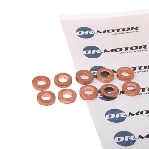 DR.MOTOR AUTOMOTIVE Dichtungssatz Einspritzdüse DRMP30 3mm Kupfer 7,3mm von DR.MOTOR AUTOMOTIVE