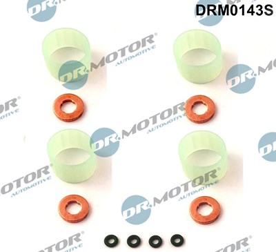 Dr.motor Automotive Dichtungssatz, Einspritzdüse [Hersteller-Nr. DRM0143S] für Citroën, Ds, Ford, Mazda, Peugeot, Volvo von DR.MOTOR AUTOMOTIVE