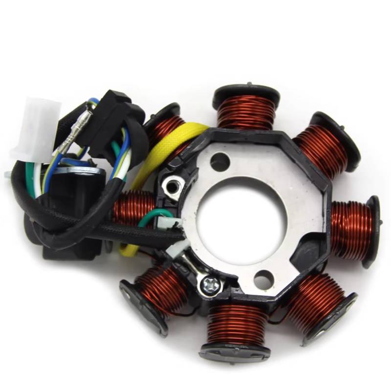 DRCIOQAZR Für ANF125 2003 2004 2005 2006 2007 31120-KPW-901 Motorrad Magneto Stator Spule Motorrad Magneto Stator Platte Zündspule Zubehör Motorrad-Statorspule von DRCIOQAZR