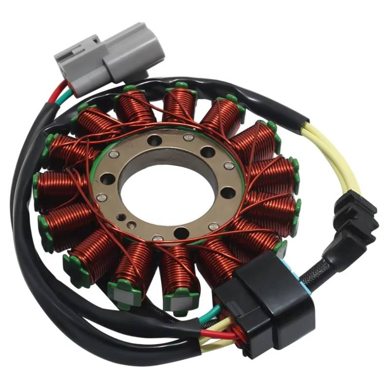 DRCIOQAZR Für ARX1200 Für ARX1200N3 Für F-12 2005 2006 2007 31120-HW2-671 Motorrad Magneto Motor Stator Zündspule Motorrad Stator Spule Zubehör Motorrad-Statorspule von DRCIOQAZR
