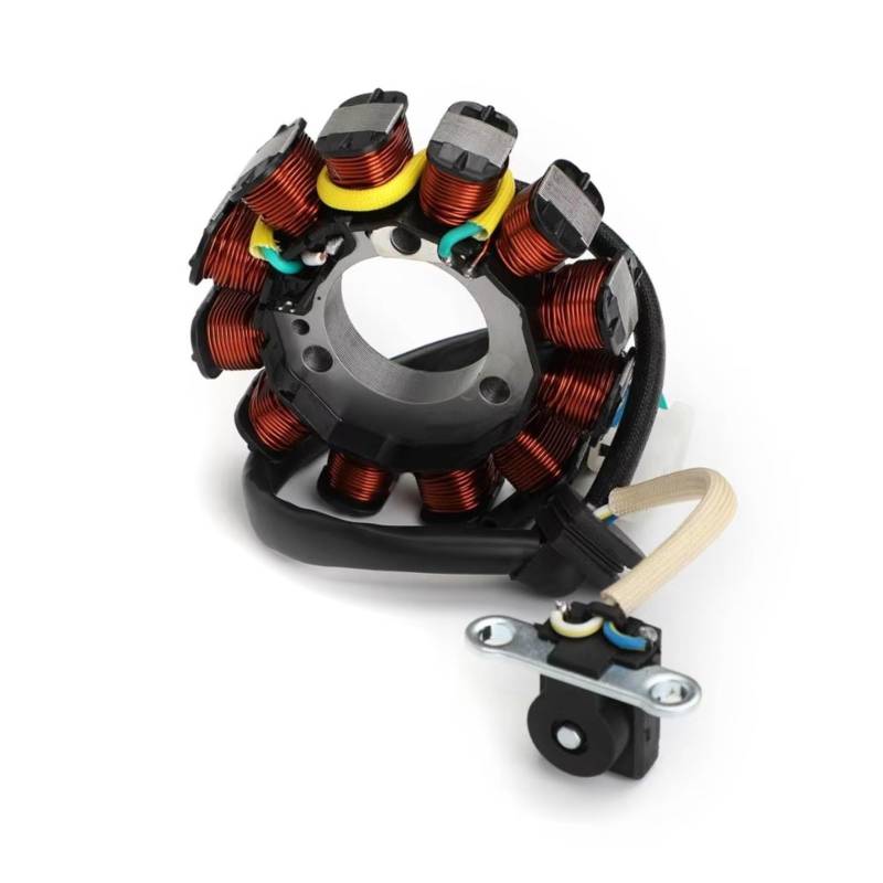 DRCIOQAZR Für CBF125 2008 2009 2010 2011 2012 2013 2014 2015 31120-KWF-941 Motorrad Magneto Generator Motor Stator Spule Zubehör Motorrad-Statorspule von DRCIOQAZR