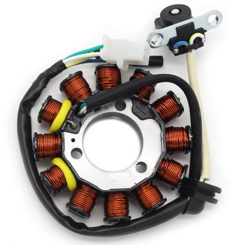 DRCIOQAZR Für CBF125 2008 2009 2010 2011 2012 2013 2014 2015 31120-KWF-941 Motorrad Zündung Magneto Stator Spule Motorrad Stator Spule Zubehör Motorrad-Statorspule von DRCIOQAZR