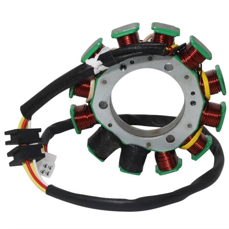 DRCIOQAZR Für KL250 Für KLR250 1985-2005 21003-1121 Motorrad Generator Stator Spule Motorrad Magneto Stator Platte Zündspule Zubehör Motorrad-Statorspule von DRCIOQAZR