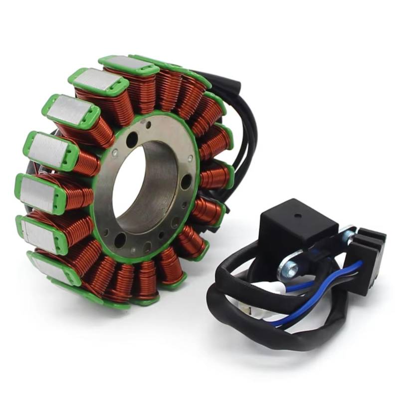DRCIOQAZR Für KLF300 Bayou B 1988 1989 1990 1991 1992 1993 1994 1995 1996 1997 1998 1999 2000 2001 2002 2003 2004 21003-1276 Motorrad Zündung Stator Spule Motorrad-Statorspule von DRCIOQAZR