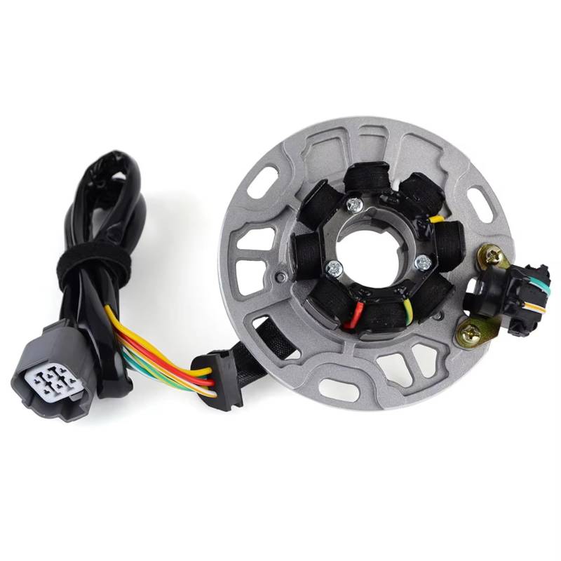 DRCIOQAZR Für KX250 1999 2000 2001 2002 2003 2004 21003-1371 Motorrad Stator Spule Motorrad Stator Spule Zündung Generator Motor Zubehör Motorrad-Statorspule von DRCIOQAZR