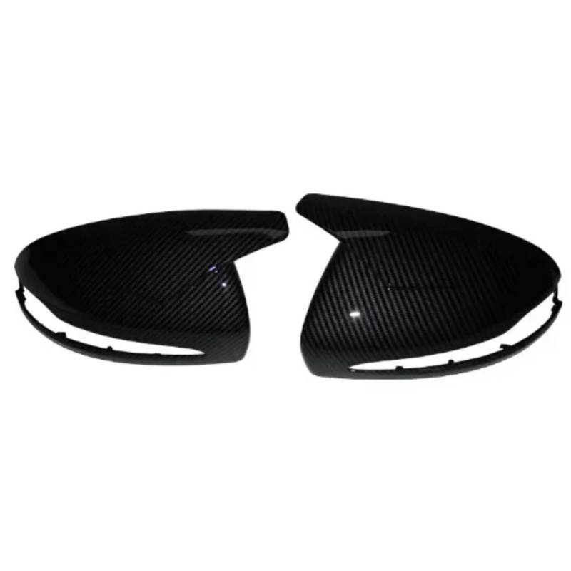 DRCIOQAZR Kompatibel Mit Benz G-Klasse Für W463 2018 2019 2020, Hornform, Seitentürspiegelabdeckung, Seitliche Außenspiegelkappe Rückspiegel Kappe(Black Carbon) von DRCIOQAZR