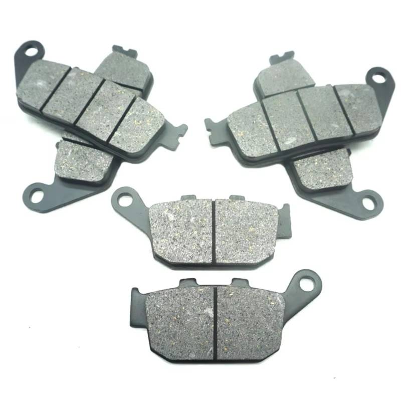 DRCIOQAZR Kompatibel Mit CB650F Für CBR650F CBR650FA 2014 2015 2016 2017 2018 2019 2020 Hintere Bremsbeläge Motorradbremse Vorne Und Hinten Motorrad Bremsklötze(Front Rear) von DRCIOQAZR