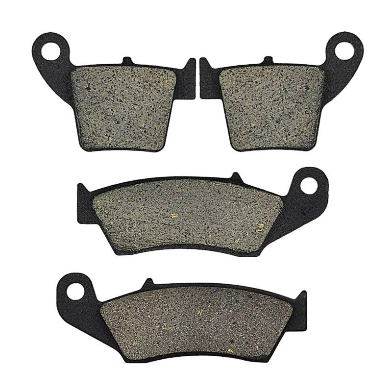 DRCIOQAZR Kompatibel Mit CR125R CR250R 2002 2003 2004 2005 2006 2007 Für CRF230F 2004 2005 2006 Bremsbeläge Hinten Motorradbremse Vorne Hinten Bremsbelag Motorrad Bremsklötze(Front Rear) von DRCIOQAZR