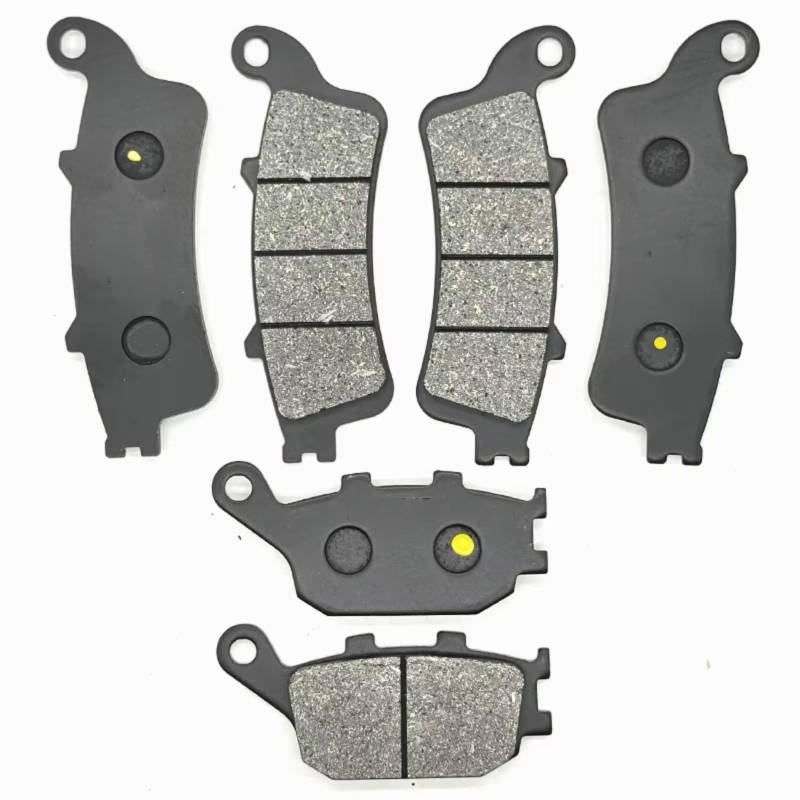 DRCIOQAZR Kompatibel Mit Für EN650D Für Vulcan S 2017 2018 2019 2020 2021 2022 2023. Hintere Bremsbeläge, Motorradbremse Vorne Und Hinten Motorrad Bremsklötze(Front Rear) von DRCIOQAZR