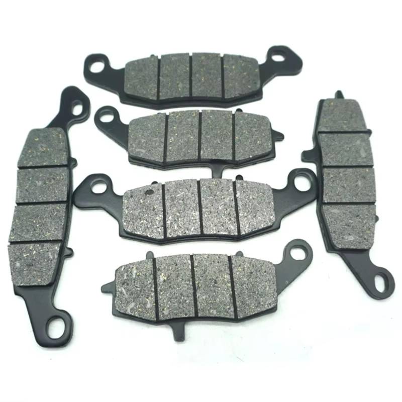 DRCIOQAZR Kompatibel Mit Für KZ1000 2002 2003 2004 2005 Hintere Bremsbeläge Motorradbremse Vorne Und Hinten Scheibenbremsbeläge Motorrad Bremsklötze(Front Rear) von DRCIOQAZR