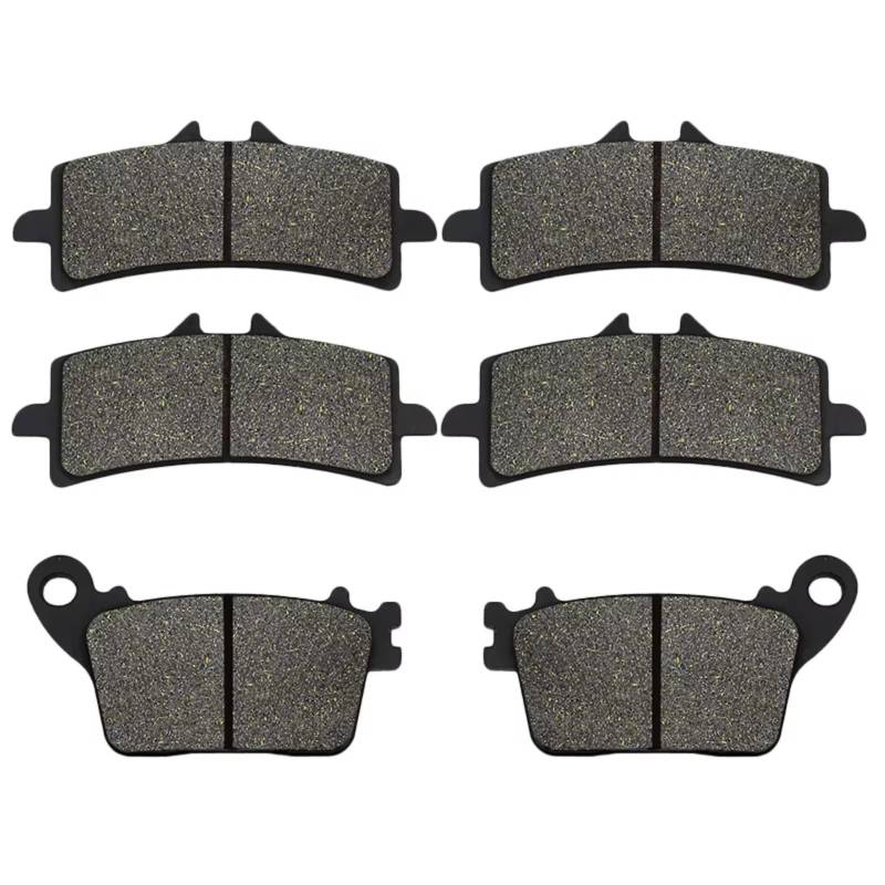 DRCIOQAZR Kompatibel Mit Für Ninja Für ZX-10 RR ZX1000Z 2017 2018 2019 2020 2021 Motorrad Vorne Hinten Bremsbelag Scheibenbremsbeläge Motorrad Bremsklötze(Front and Rear) von DRCIOQAZR
