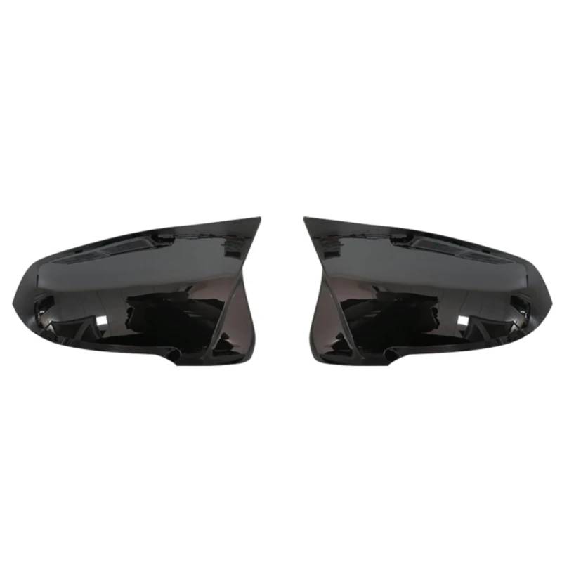 DRCIOQAZR Kompatibel Mit Für Touring F53 F40 2017 2018 2019 2020 2021 2022 2023 Carbonfaser-Musterstil, Schwarze Rückspiegelkappenabdeckung Rückspiegel Kappe(Black) von DRCIOQAZR