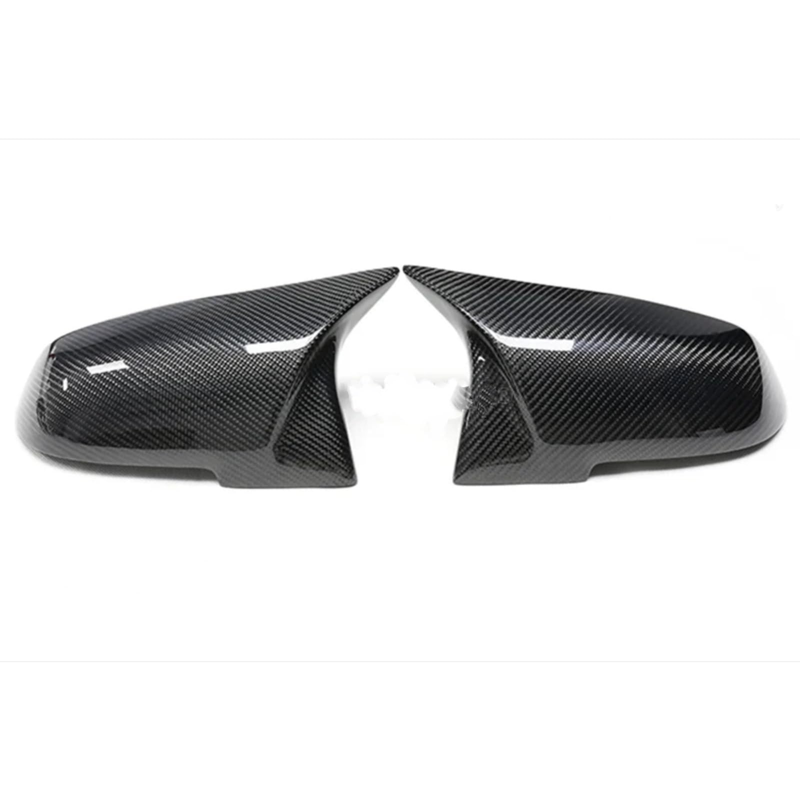 DRCIOQAZR Kompatibel Mit Für X1 E84 2013 2014 2015 Außenrückspiegelgehäuse Seitenspiegelkappenabdeckung Rückspiegel Kappe(Black Carbon) von DRCIOQAZR