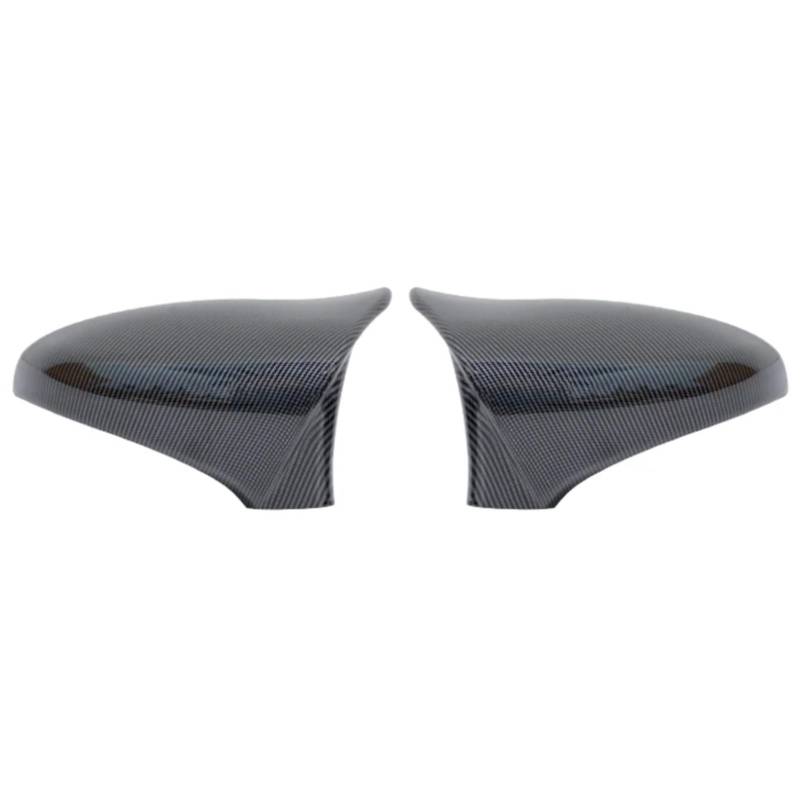 DRCIOQAZR Kompatibel Mit Lexus Für RC Für RC F, Alle Modelle 2015 2016 2017 2018, Schwarze Seitenrückspiegel-Abdeckkappe Für Außenspiegel Rückspiegel Kappe(Black Carbon) von DRCIOQAZR