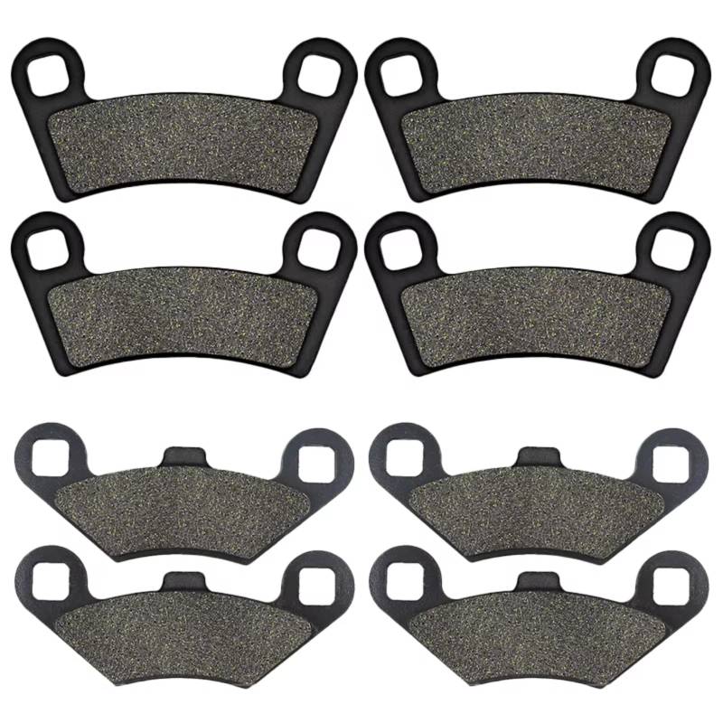 DRCIOQAZR Kompatibel Mit Polaris Für RZR EPS 2013 2014 2015 2016 2017 2018 2019 Für RZR 800 2008 2009 2010 2011 2012 2013 2014 Bremsbeläge Vorne Hinten Motorrad Bremsklötze(Front and Rear) von DRCIOQAZR