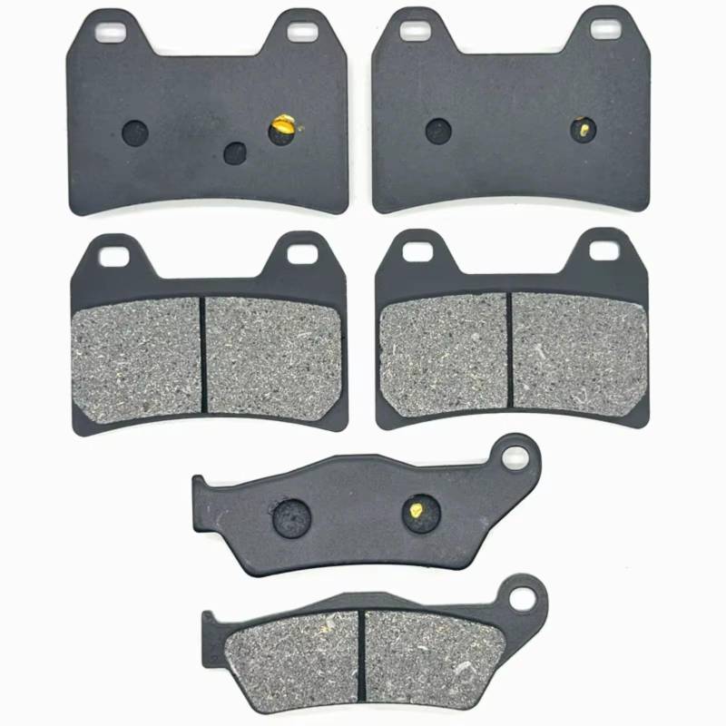 DRCIOQAZR Kompatibel Mit R1200 Für R Nine T Für Pure 2017 2018 2019 2020 2021 2022 2023 2024 Hintere Bremsbeläge Motorradbremse Vorne Und Hinten Motorrad Bremsklötze(Front Rear) von DRCIOQAZR