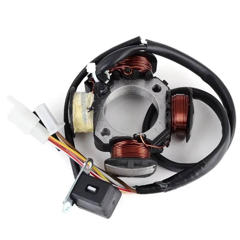 DRCIOQAZR Kompatibel Mit Suzuki Für AG100 Für Address Für V100 1991 1992 1993 1994 1995 1996 1997 1998 1999 2000 32101-41D01 Motorradgenerator-Statorspule Motorrad-Statorspule von DRCIOQAZR