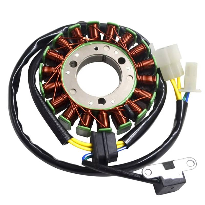 DRCIOQAZR Kompatibel Mit Suzuki Für GN250 1982-2001 Für TU250 1997-2016 32101-38302 Motorrad Generator Stator Spule Motorrad Stator Spule Zubehör Motorrad-Statorspule von DRCIOQAZR