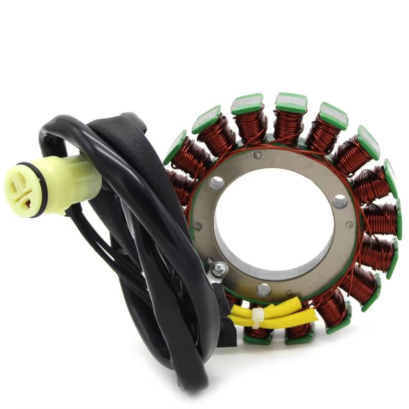 DRCIOQAZR Kompatibel Mit Suzuki Für LTV700F Für Twin Peaks 2004 2005 K2100-31359 Motorrad Magneto Motor Stator Generator Spule Zündung Stator Spule Motorrad-Statorspule von DRCIOQAZR