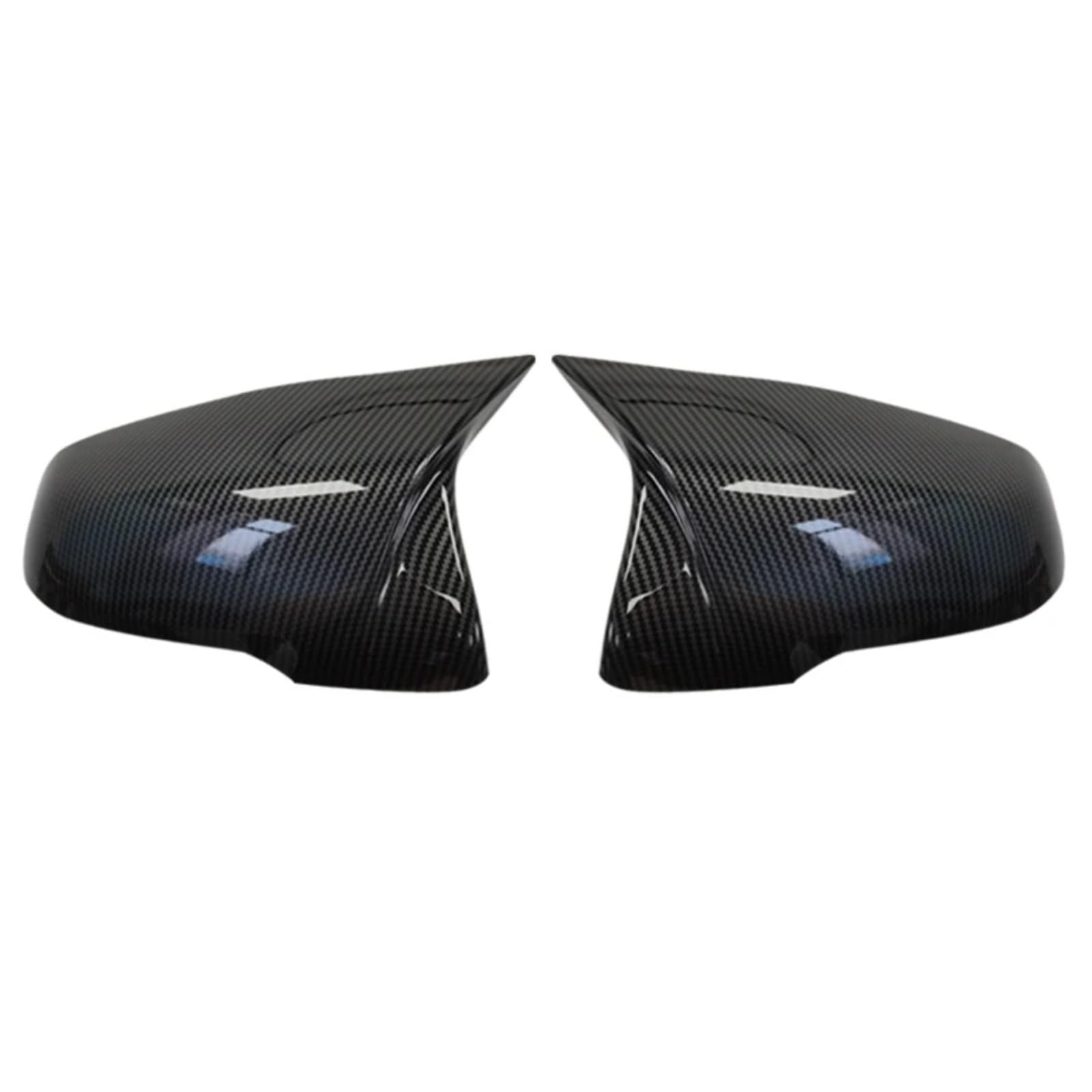 DRCIOQAZR Kompatibel Mit Toyota Für Supra 2019 2020 2021 2022 Seitenrückspiegel-Abdeckkappe, Autozubehör, Spiegelabdeckungen, Ersatz Rückspiegel Kappe(Black Carbon) von DRCIOQAZR