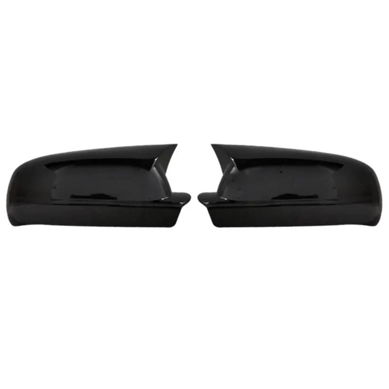 DRCIOQAZR Kompatibel Mit VW Für J&etta MK4 2001 2002 2003 2004 2005 Spiegelabdeckung Rückspiegelabdeckung Abdeckung Glänzend Schwarz Auto-Außenspiegelabdeckungen Rückspiegel Kappe(Black) von DRCIOQAZR