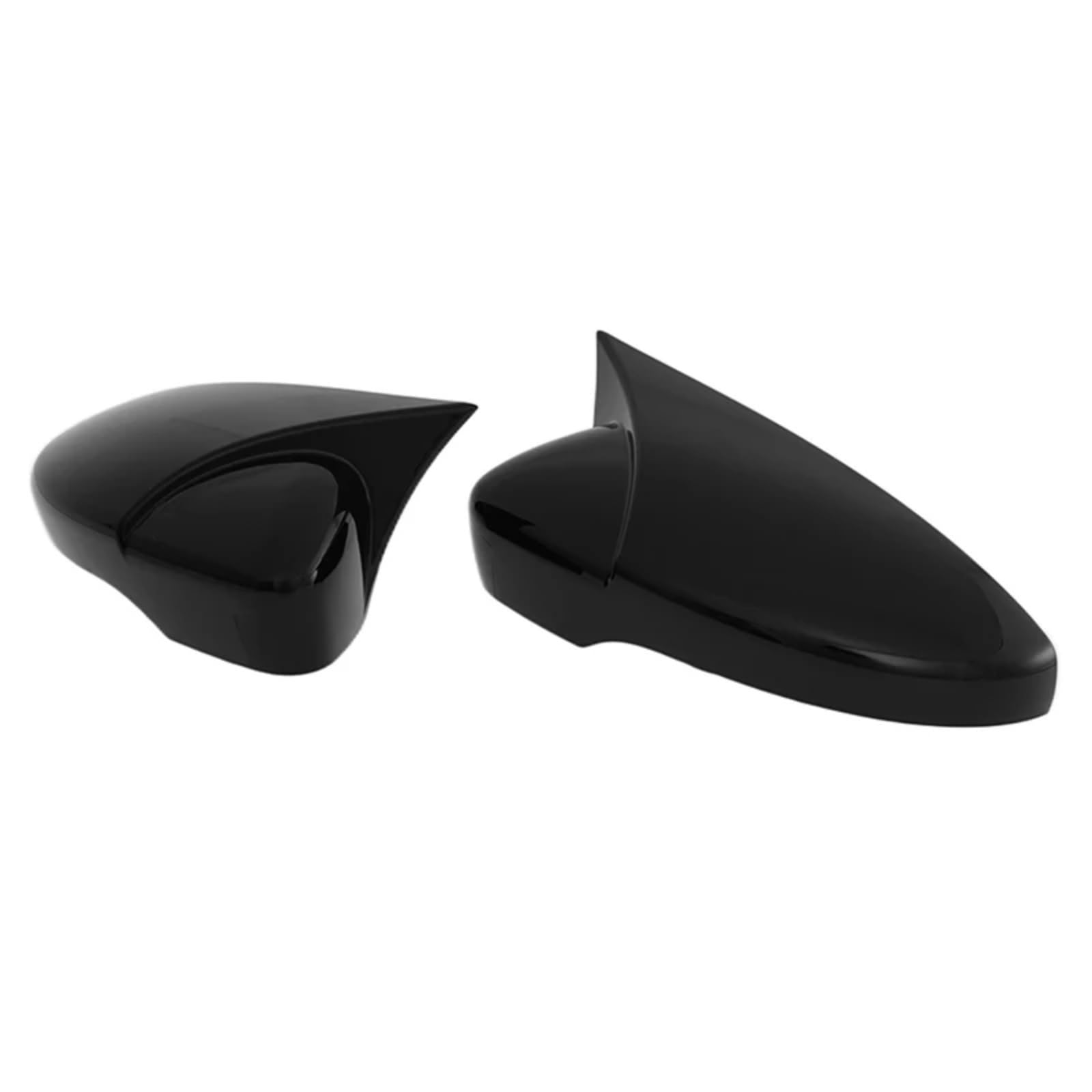 DRCIOQAZR Kompatibel Mit VW Für Passat B7 Für EOS Für Beetle A5 2011 2012 2013 2014 2015 Auto-Rückspiegelabdeckung Auto-Styling-Seite Für Außenspiegel-Abdeckkappe Rückspiegel Kappe(Black Carbon) von DRCIOQAZR