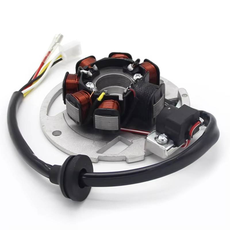 DRCIOQAZR Kompatibel Mit Yamaha Für CW50 Für Booster 1990 1991 1992 3ES-85560-00 Motorrad Generator Stator Spule Motorrad Stator Spule Zubehör Motorrad-Statorspule von DRCIOQAZR