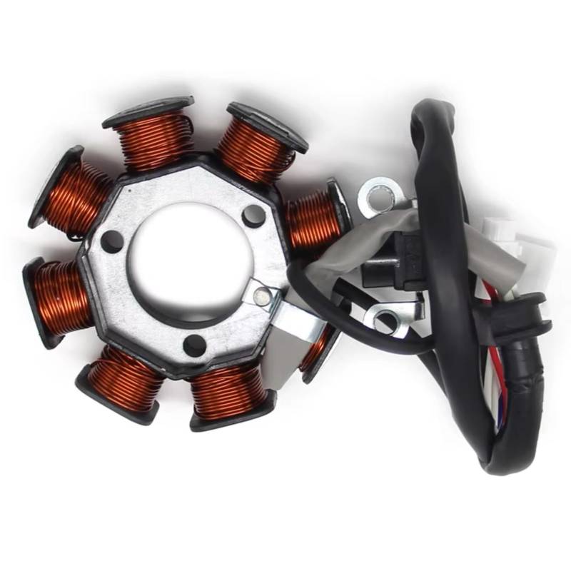DRCIOQAZR Kompatibel Mit Yamaha Für XT125R Für XT125X 2007 2008 3D9-H1410-01 Motorrad-Statorspule Motorrad-Magneto-Statorplatte Zündspule Zubehör Motorrad-Statorspule von DRCIOQAZR