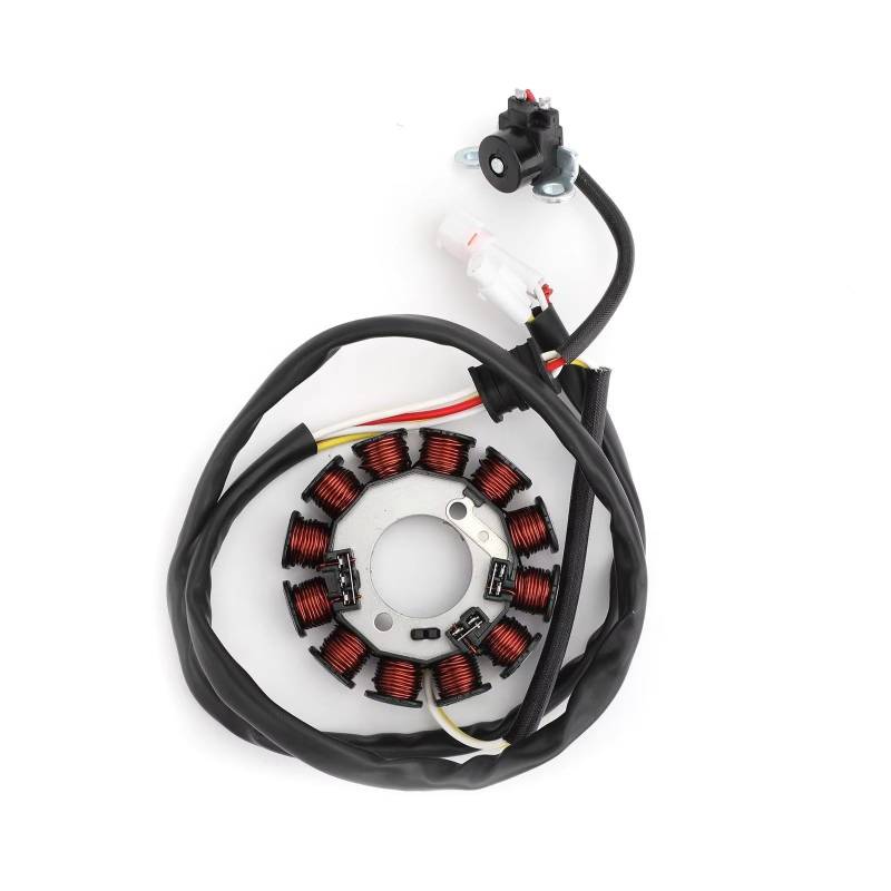 DRCIOQAZR Kompatibel Mit Yamaha Für YFZ450 2012 2013 Motorradgenerator-Statorspule Motorrad-Magneto-Statorplatte Zündspule Zubehör Motorrad-Statorspule von DRCIOQAZR