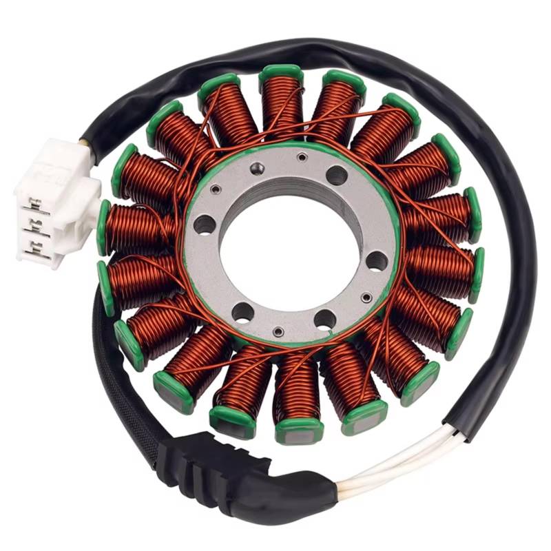 DRCIOQAZR Kompatibel Mit Yamaha Für YZFR6 2006 2007 2008 2009 2010 2011 2012 2013 2014 Motorrad Generator Stator Spule Motorrad Stator Spule Zubehör Motorrad-Statorspule von DRCIOQAZR
