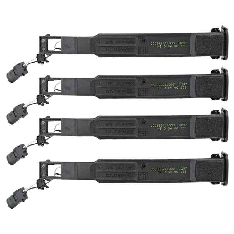 DRCIOQAZR car Türgriff außen Kompatibel Mit Für A4 A5 A6 A7 A8 Q5 Auto-Außentürgriff-Sensorschalter Außentürgriff Ersatz 4 STK 4G8927753 4G8927753B von DRCIOQAZR