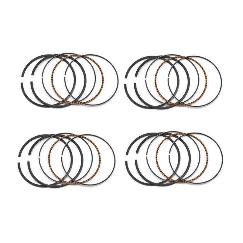 1Set/4Sets Motorrad Zubehör Zylinder Größe 55mm Kolben Ringe Full Kit for Zephyr 400 ZR400C ZR400(4 Sets 55mm) von DRDQFF