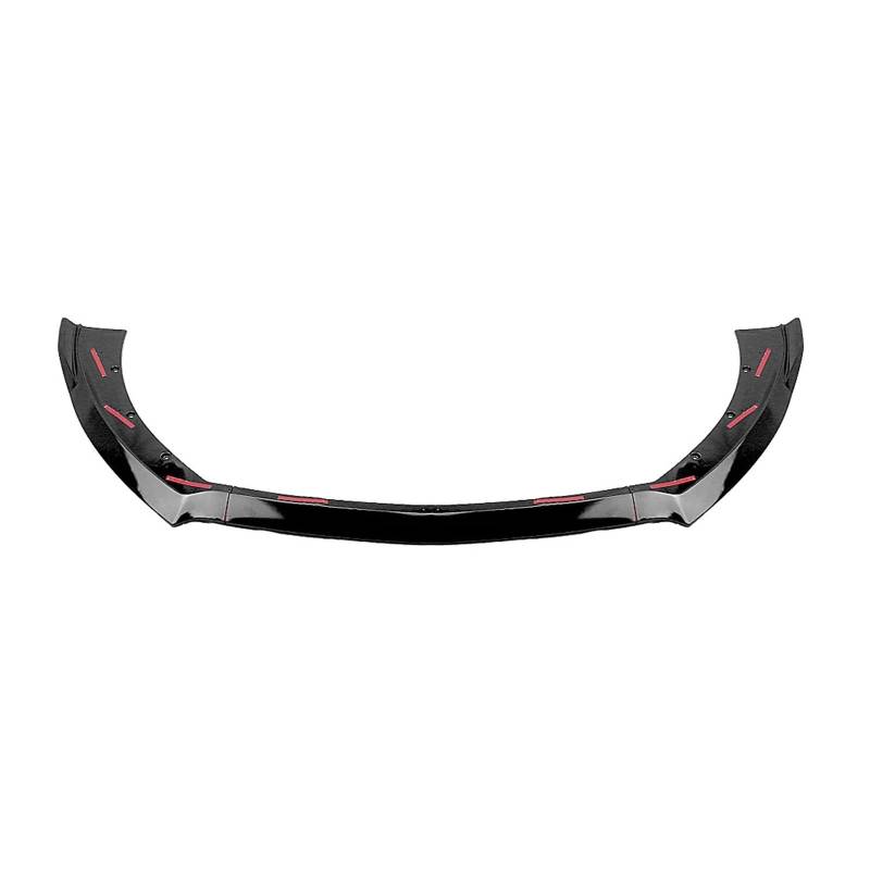 Xuanqingyi Store Kompatibel mit Mustang 2015 2016 2017 Frontstoßstangenspoilerlippe Splitter Kinn Lip Gloss Schwarz Unterkörper-Kit Zierleiste Schutzplatte Klinge von DRDQFF