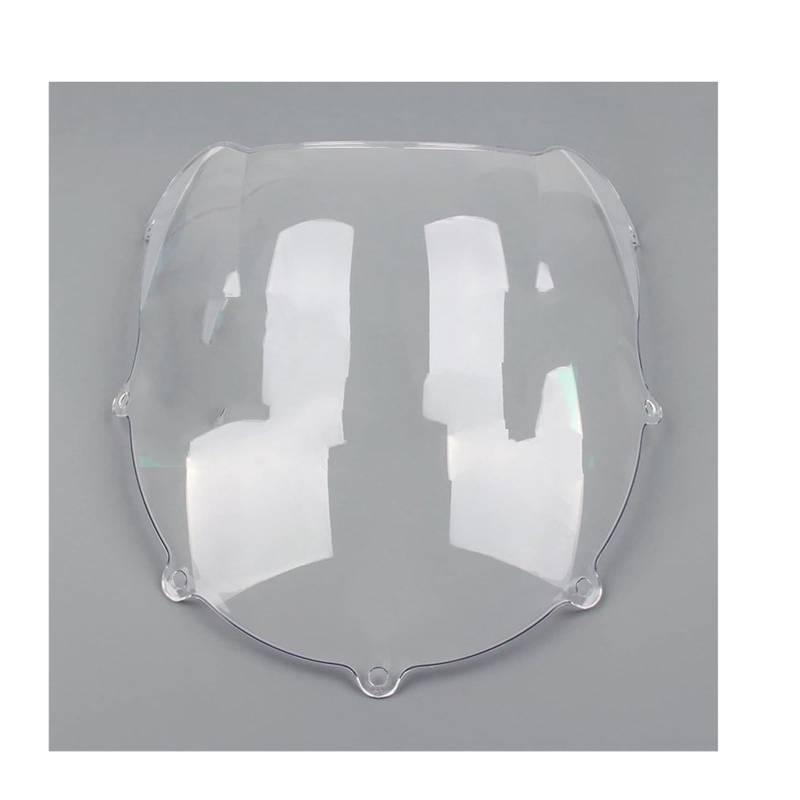 Motorrad Windschutzscheibe Motorrad Windschutzscheibe Windschutz Double Bubble Bildschirm Für Suzuki Für GSXR 600 750 R SRAD Für GSXR600 Für GSXR750 1996-1999 Motorrad Windschild (Farbe : Weiß) von DREOW