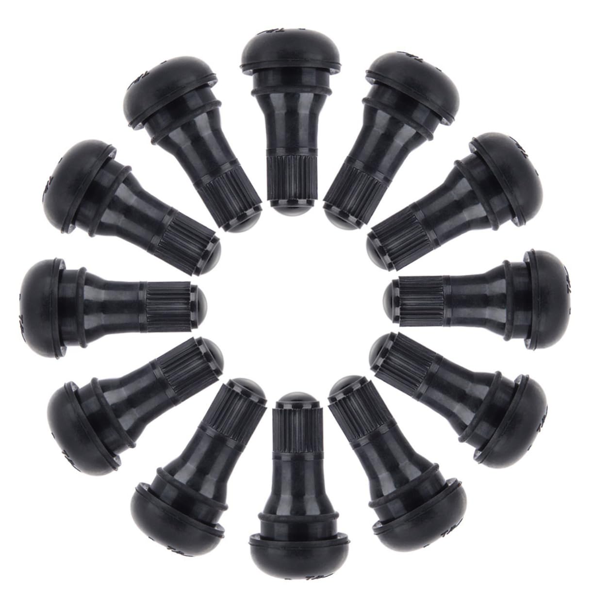 DRESSOOS 12er-Pack Tr-412 Gummireifen-stützen Für LKW Auto Schwarz Snap-in-stützen Hochtemperatur-messingkern DRESSOOS 12er-Pack Tr-412 Gummireifen-stützen Für LKW Auto Schwarz Snap-in-stützen Hochtemperatur-messingkern von DRESSOOS