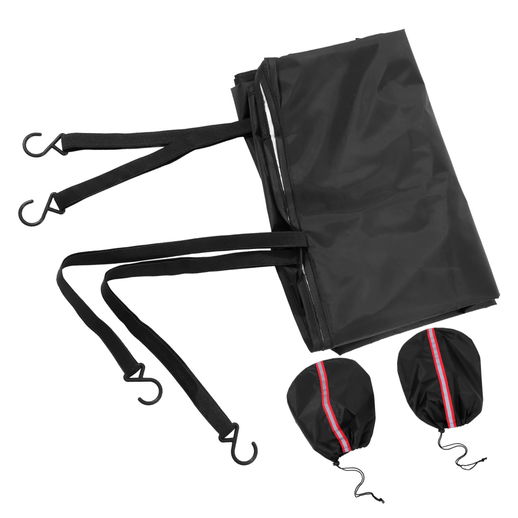 DRESSOOS 3-teiliges Windschutzscheiben-abdeckungsset Für Die Auto-windschutzscheibe Regensicheres Rückspiegel-Set 205 X 150 cm Schwarz Universell Passend Für Die Meisten DRESSOOS 3-teiliges Windschutzscheiben-abdeckungsset Für Die Auto-windschutzscheibe Regensicheres Rückspiegel-Set 205 X 150 cm Schwarz Universell Passend Für Die Meisten von DRESSOOS