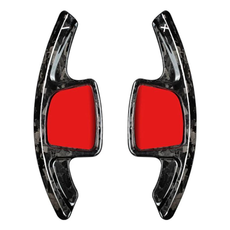 DRYIUBVF Lenkrad Schaltpaddel Kompatibel Mit A4 S4 A5 2020 2021 Für A3 2021 Geschmiedetes Carbon Fiber Auto Styling Interieur Lenkrad Paddle Shifter Erweiterung Teile Zubehör von DRYIUBVF