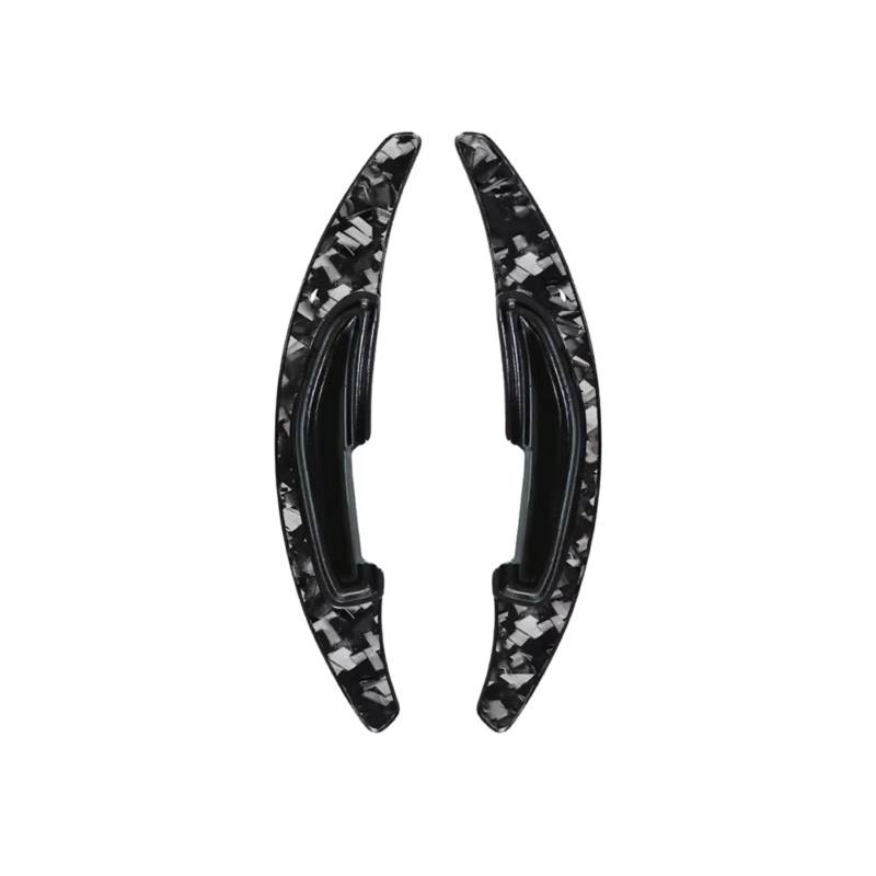 DRYIUBVF Lenkrad Schaltpaddel Kompatibel Mit Für M3 F80 M4 F82 F83 2014–2021 Für M2 F87 2014–2022 Auto-Lenkrad-Schalthebel-Schaltwippenverlängerung Auto-Styling-Zubehör(Forged Pattern) von DRYIUBVF