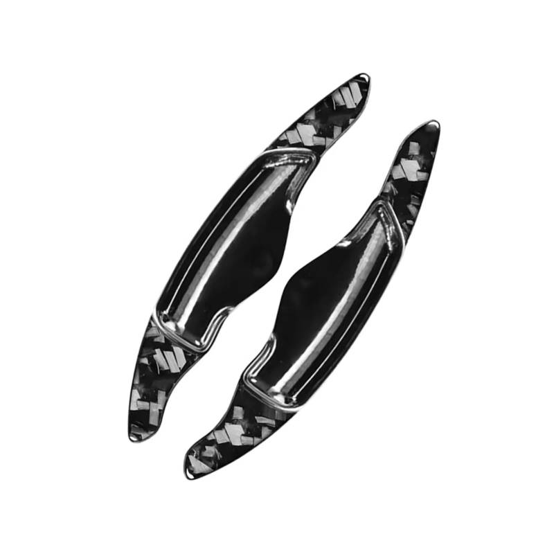 DRYIUBVF Lenkrad Schaltpaddel Kompatibel Mit Hyundai Für Santa Für Cruz 2020–2024 Für Tucson 2022–2024 Autoteile Lenkrad-Schaltwippenverlängerung Upgrade-Autoinnenraum(Forged Pattern) von DRYIUBVF