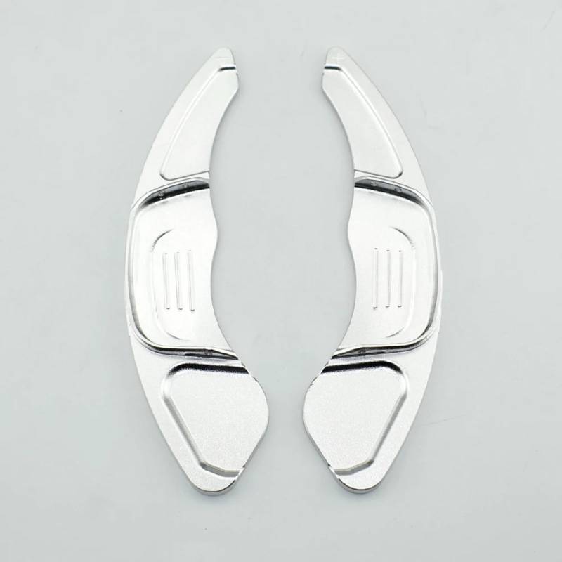 DRYIUBVF Lenkrad Schaltpaddel Kompatibel Mit VW Für Golf Für MK7 Für Scirocco R 2015 2016 2017 Auto-Lenkrad-Controller Paddle Extension Shifter Auto-Universal-Picks(Silver) von DRYIUBVF