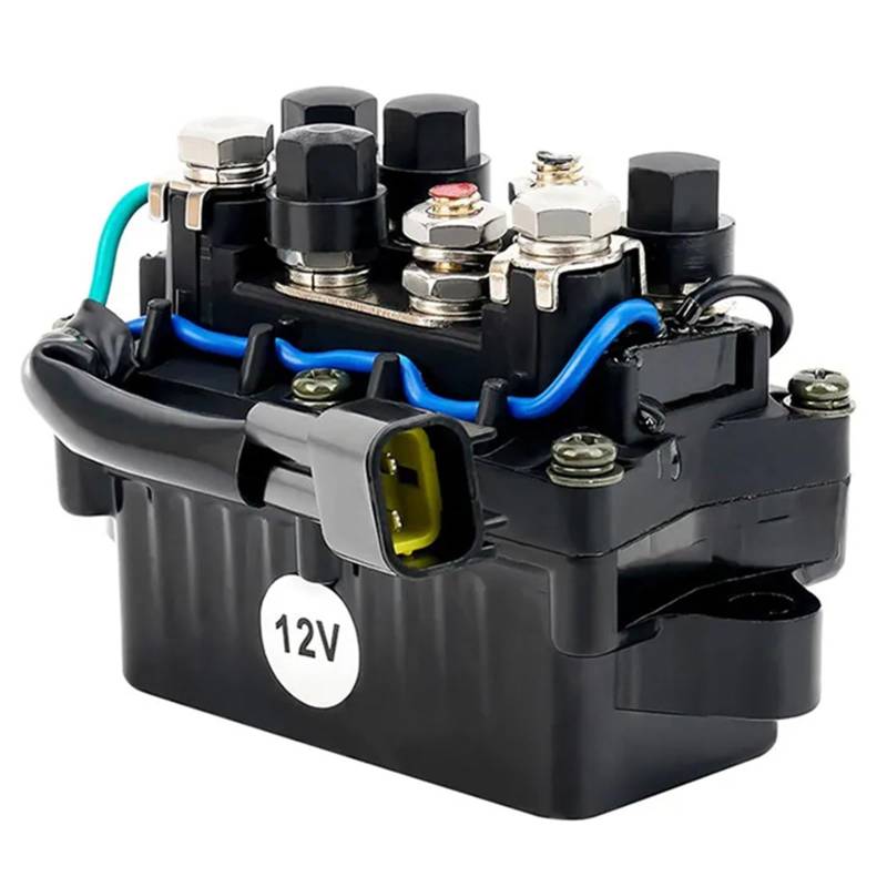 DRYIUBVF Motorrad Anlasserrelais Kompatibel Mit LF250 Für F225 XB 2016-2017 Für FL Für LF250 U Für XA 2012-2013 4-Takt-Außenbordmotor-Trimmstarter Für Relais-Magnet von DRYIUBVF