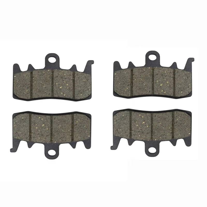 DRYIUBVF Motorrad Bremsklötze Kompatibel Mit F900R Für F900XR Für F 900 R XR 2020 2021 Für F 800 R 2015 2016 2017 2018 Motorrad Vorne Und Hinten Bremsbeläge(2 Pair Front) von DRYIUBVF