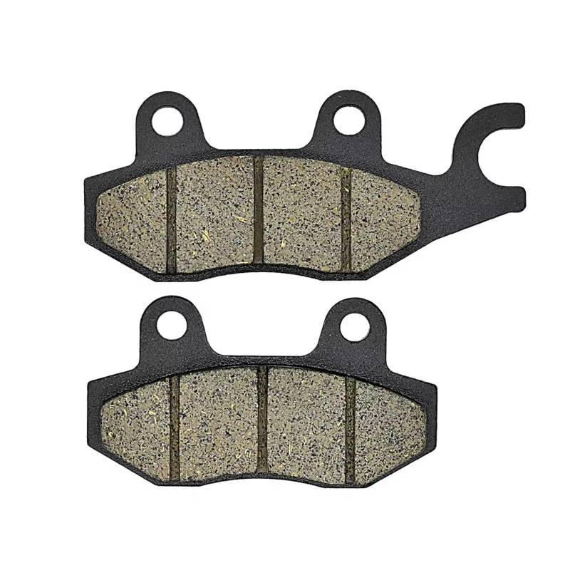 DRYIUBVF Motorrad Bremsklötze Kompatibel Mit Für EX 250 Für Ninja 250 R 2008 2009 2010 2011 2012 Motorrad Teile Vorne Hinten Bremsbeläge Kit(1 Pair) von DRYIUBVF