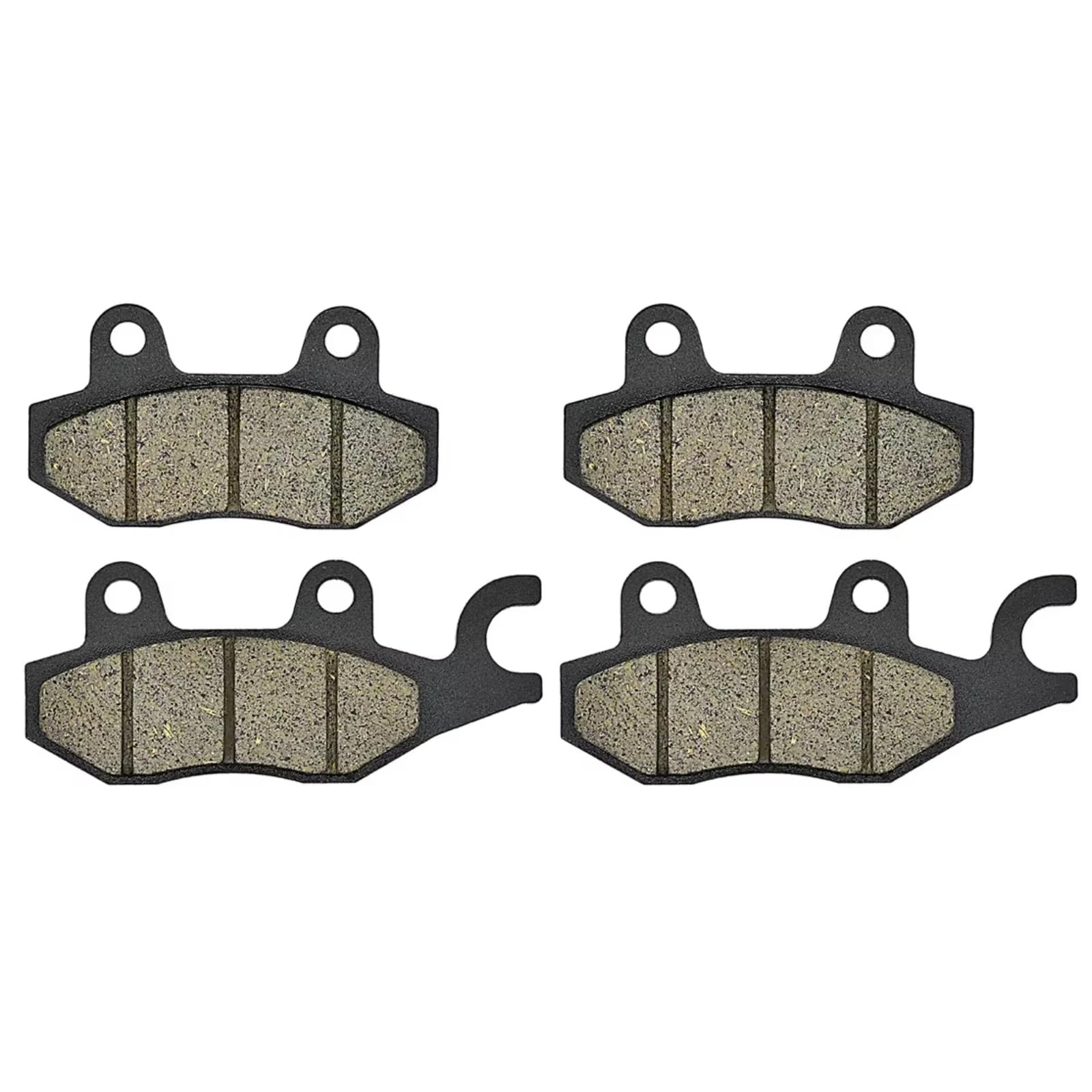 DRYIUBVF Motorrad Bremsklötze Kompatibel Mit Für EX 250 Für Ninja 250 R 2008 2009 2010 2011 2012 Motorrad Teile Vorne Hinten Bremsbeläge Kit(2 Pairs) von DRYIUBVF
