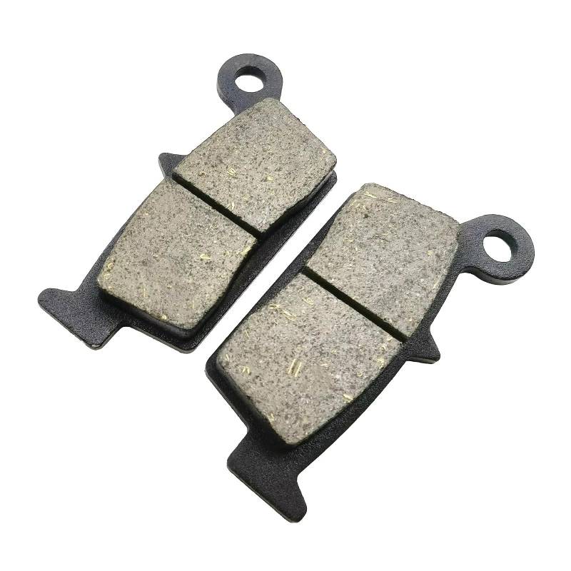 DRYIUBVF Motorrad Bremsklötze Kompatibel Mit Für KX250F 4T 2004–2021 Für KX450F 4T 2006–2021 Hintere Bremsbeläge Motorradbremse Vorne Und Hinten(Rear) von DRYIUBVF