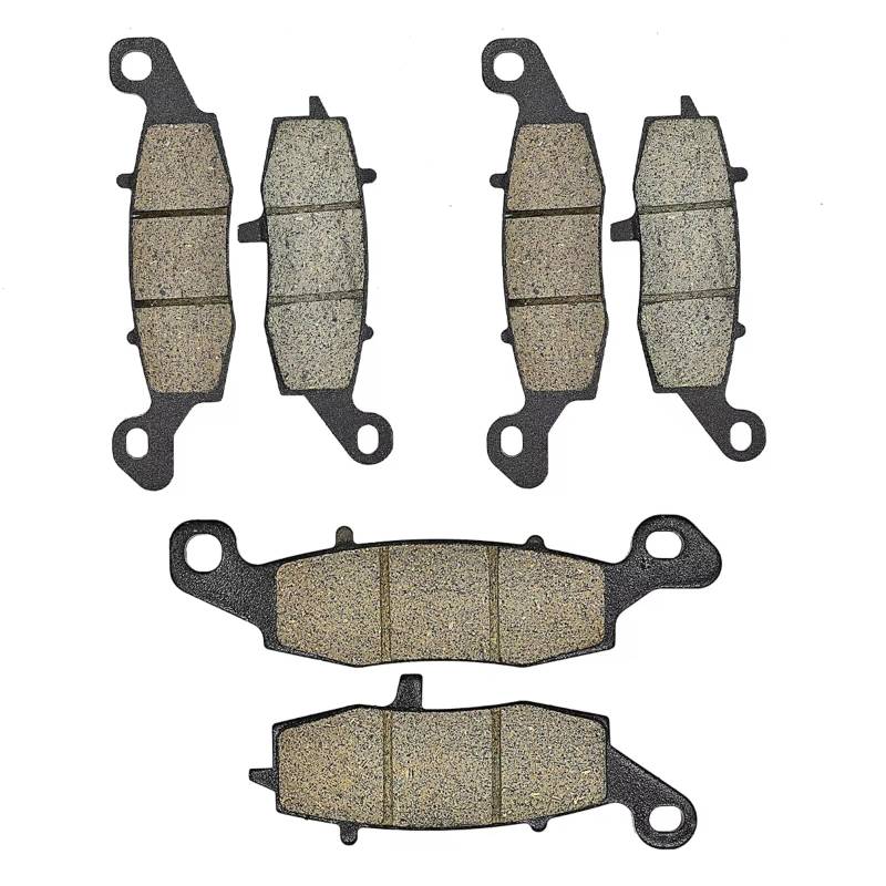 DRYIUBVF Motorrad Bremsklötze Kompatibel Mit Für ZR750H ZR7-S Für VN1500 Für Nomad 2001 2002 2003 2004 2005 Motorrad Vorne Und Hinten Bremsbeläge von DRYIUBVF