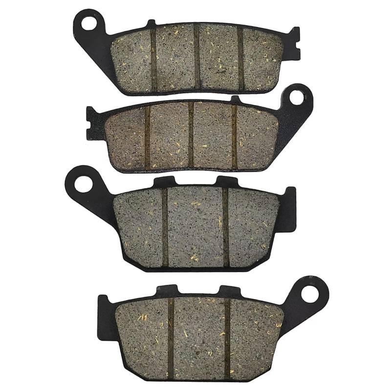 DRYIUBVF Motorrad Bremsklötze Kompatibel Mit VTR 250 W/Y/ 1-7 MC33 1998 1999 2000 2001 2002 2003 2004 2005 2006 2007 Für CMX 300 2017 2018 2019 2020 Motorrad-Bremsbeläge(Front and Rear) von DRYIUBVF