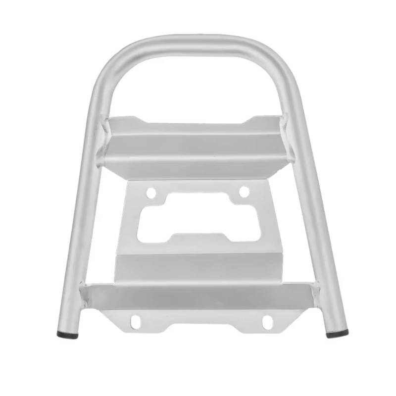 DRYIUBVF Motorrad-Heckträger Für F800GS F700GS 2009-2017 Motorrad Top Box Halterung Packtaschen Gepäck Rack Schwanz Stamm Halter Satteltasche Seite Fall Unterstützung(Silver,Top Rack) von DRYIUBVF